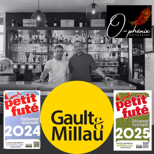 Le restaurant O-phenix à Albert beneficie des labels Gault&Millau petit futé